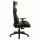 Игровое кресло  "GT Master GM-110", две подушки, экокожа, черное/желтое, 531927. Фото товара с разных ракурсов.