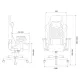 Кресло игровое геймерское Бюрократ VIKING 7 KNIGHT BL FABRIC синий текстиль/эко.кожа крестовина металл. Фото товара с разных ракурсов.