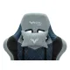 Кресло игровое геймерское Бюрократ VIKING 7 KNIGHT BL FABRIC синий текстиль/эко.кожа крестовина металл. Фото товара с разных ракурсов.