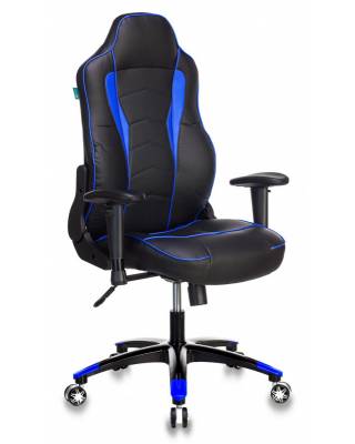 Игровое кресло VIKING-3 (черно-синий кожзам)